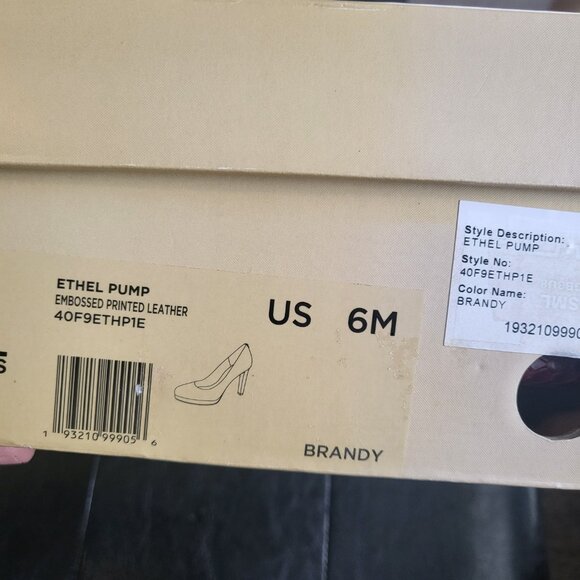 MICHAEL Michael Kors Ethel Pump Brandy Size 6 - Picture 2 of 7